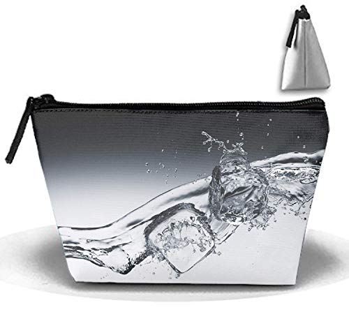 Bolsos cosméticos pequeños del Maquillaje de la Bolsa de la Cremallera de la Pluma del lápiz, Estilo Que Fluye del Hielo