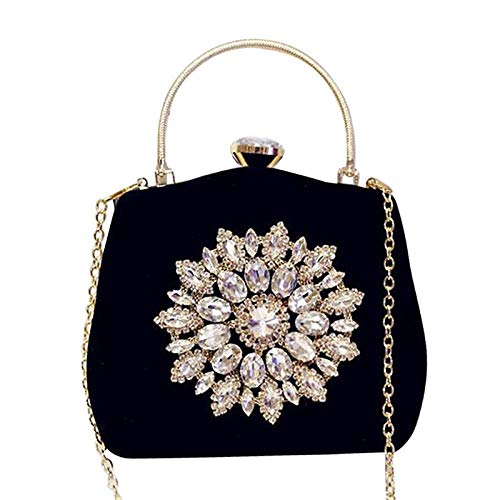 Bolsos Mujer Bolsos De Noche Sun Fowers Bolsos De Embrague De Boda para Niñas Bolsos De Cena De Fiesta con Cadena