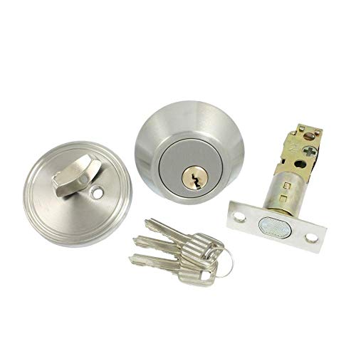 Bombin De Seguridadcilindro De Seguridad Promoción Home Home Locking Security Single Cylinder Deadbolt Lock Silver Tone