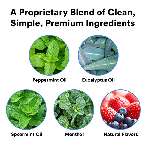 BoomBoom Inhalador nasal de aromaterapia (aumenta el enfoque y mejora la respiración) proporciona una sensación fresca y refrescante con aceites esenciales y mentol Paquete de 3 Wintermint