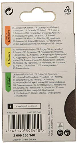 Bosch - Taco abrasivo para lijar a mano, grano superfino