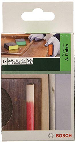Bosch - Taco abrasivo para lijar a mano, grano superfino
