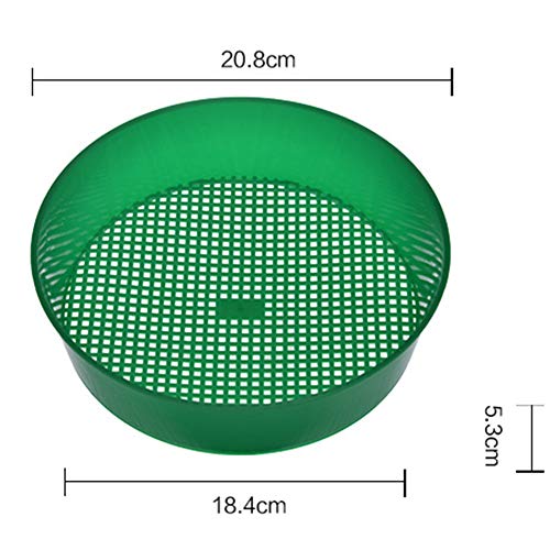 Bosixty Sieve Garden Sieve Sol Sharpener Buen Asistente para la jardinería y la Hierba Verde filtrando el tamiz de Suelo - 1