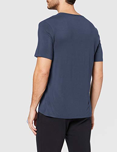 BOSS Comfort T-Shirt Vn Camiseta, Azul (Dark Blue 403), Small para Hombre