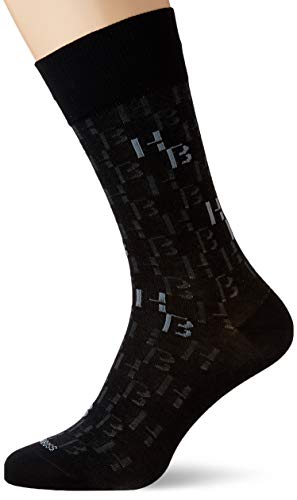 BOSS RS Monogram MC Calcetines, Negro (Black 1), 43/46 (Talla del fabricante: 43-46) para Hombre