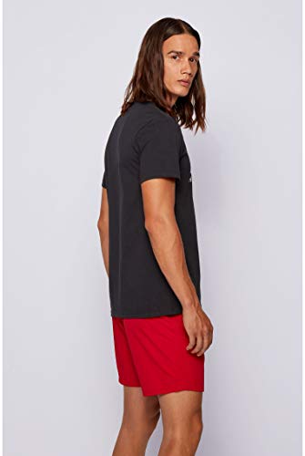 BOSS T-Shirt RN Camiseta, Negro (Black 007), Medium para Hombre