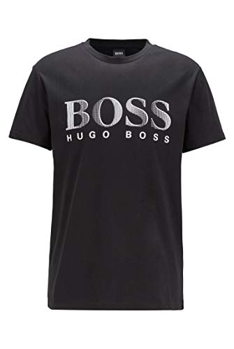 BOSS T-Shirt RN Camiseta, Negro (Black 007), Medium para Hombre