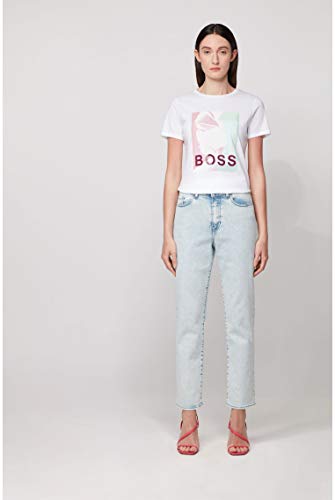 BOSS Tefave Camiseta, Blanco (100), XS para Mujer