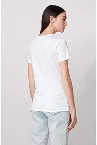 BOSS Tefave Camiseta, Blanco (100), XS para Mujer