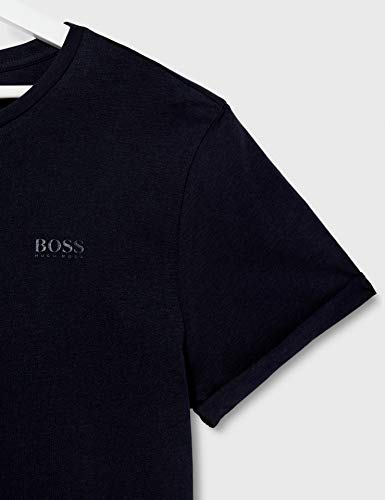 BOSS Tesolid1 Camiseta, Azul Abierto (466), L para Mujer