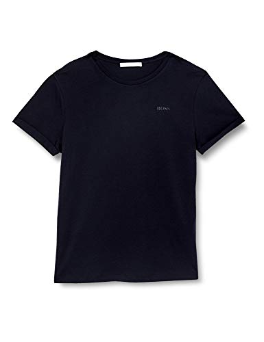 BOSS Tesolid1 Camiseta, Azul Abierto (466), L para Mujer