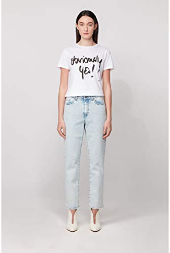BOSS Teyessi Camiseta, Blanco (100), M para Mujer