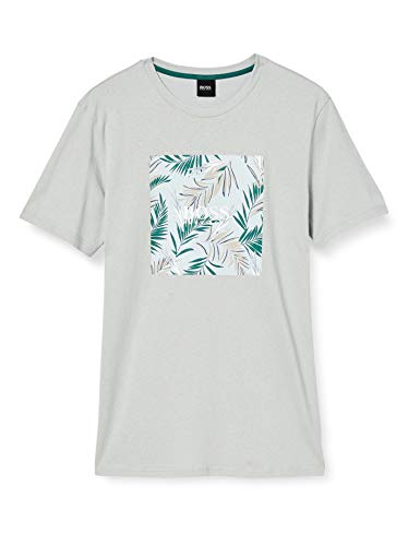 BOSS Troaar 5 Camiseta, Plateado (Silver 43), Large para Hombre