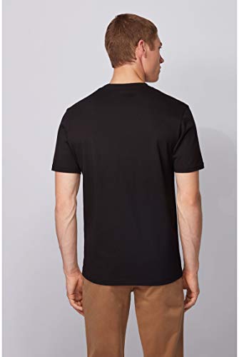 BOSS TSummer 6 Camiseta, Negro (1), L para Hombre