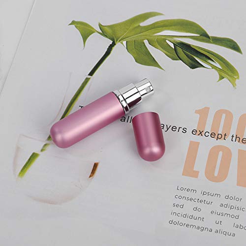 Botella de Perfume Recargables de 6 ml Botellas de Spray Atomizador con 2 Embudos para bolso de bolsillo y equipaje 6 Piezas
