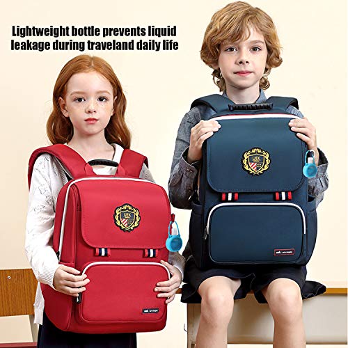 Botellas para desinfectante de manos o cosméticos líquidos, capacidad de 30 ml, con clips, 10 recipientes de viaje