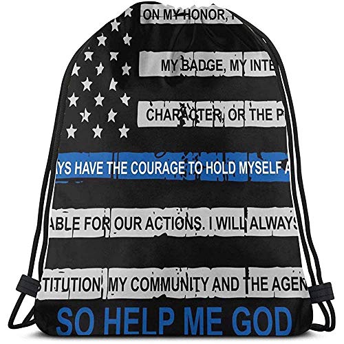 BOUIA Backpack also hilf mir Gott Amerika - Mochila de deporte (ligera, informal, con cordón)