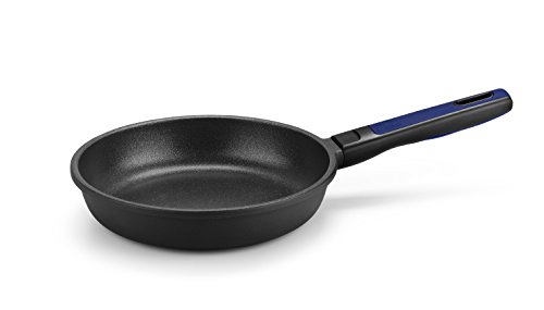 BRA Advanced - Sartenes de Aluminio Fundido con antiadherente, sin PFOA, Súper Reforzado, de Rendimiento Superior y Alta Resistencia a los Arañazos, Apta para Inducción, 20-24-28 cm, Lote de 3