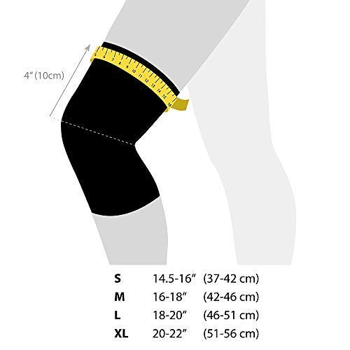 Bracoo KE90 I Rodillera Transpirable Compresión Dinámica. Da Soporte y Protege la Articulación Proporcionando Mayor Estabilidad Muscular Sin Restringir el Moviminto Natural. Talla XL