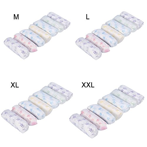 Braguitas,7 Pack Mujeres Bragas desechable suave cómodo ligero Knickers absorbentes para Hospital Maternidad Lactancia Post partum Travel Masaje Wear
