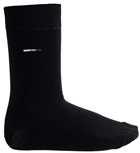 Brandsseller - Medias de fútbol - para hombre Negro negro