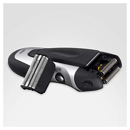 Braun 10B Pack de Recambio para Afeitadora Eléctrica Hombre Series 1/Freecontrol/CruZer con Láminas de Recambio y Portacuchillas, Negro