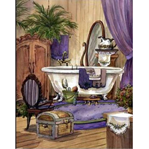 Bricolaje Artesanal Completo Ronda Taladro 5D Kits De Pintura De Diamante Cuenca 3D Bordado De Punto De Cruz Mosaico Decoración Del Hogar Regalo 60X50Cm