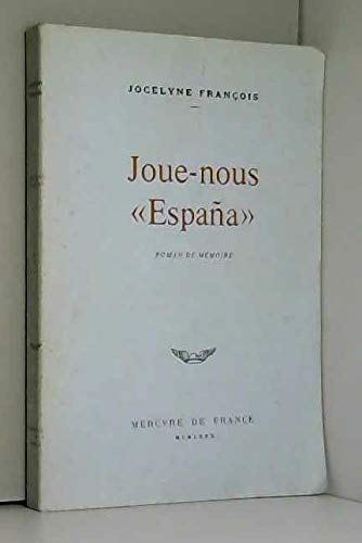 Broché - Joue-nous espana