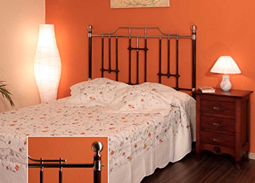 BRONCES DECOEXPORT Camas y Cabezales de Acero y Forja : Modelo Salamanca de 105cms.
