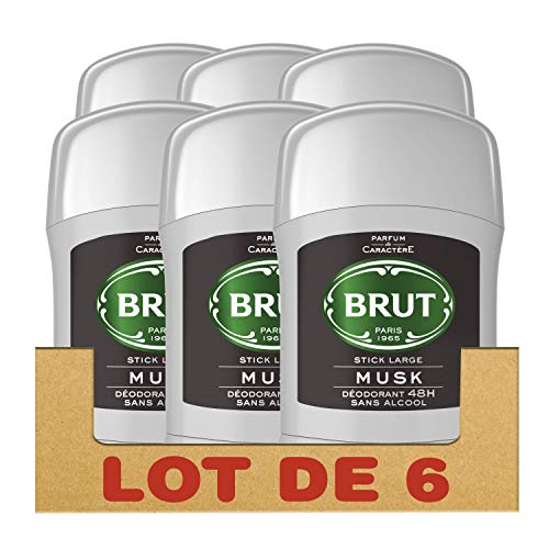 Brut - Desodorante Stick Musk (6 x 50 ml)