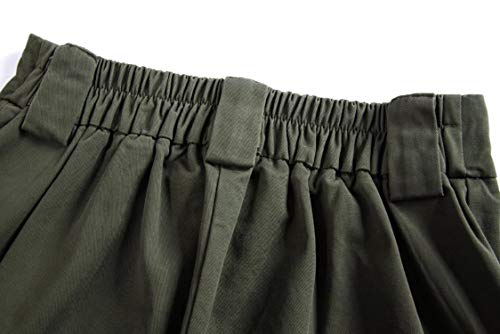 BSbattle 2020 Chic Mujeres Ejército Verde Pantalones De Cintura Alta Pantalones Corredores Mujeres Cardo Pantalones De Las Mujeres De Longitud Del Tobillo Pantalones Pantalones Femeninos