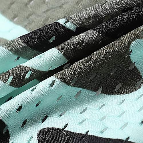 BSHETR Ropa Interior Calzoncillos Slip de Hombre Pack de 3 Camuflaje Red Transpirable Bajo Multi Color Suave Corto Pantalón Interior