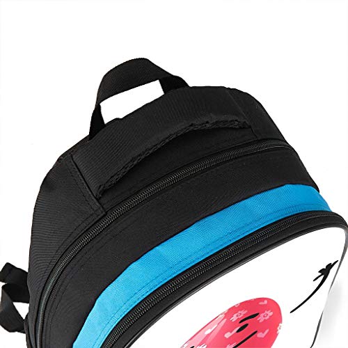 BTJC88 - Mochila con diseño de conejo de Pascua, unisex, ideal para estudiantes de escuela infantil, hasta 15,4", color gris talla única