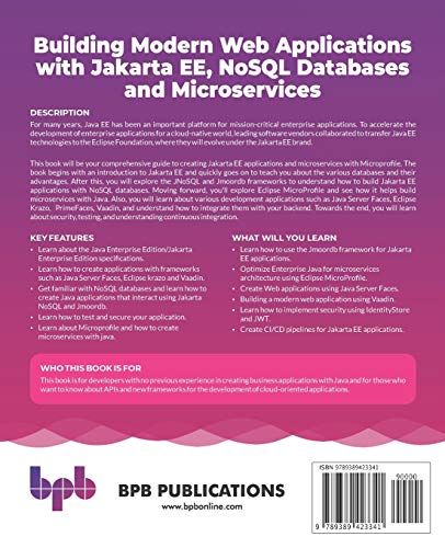 Building Modern Web Applications With Jakarta EE, NoSQL Databases and Microservices: Create Web Applications Jakarta EE with Microservices, JNoSQL, ... and MicroProfile easily (English Edition)