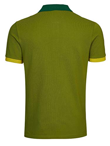 Burberry Brit - Polo para hombre, color verde Verde Verde cítrico M