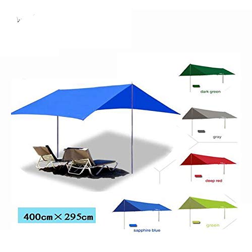 BUYGLI Tent Playa al Aire Libre Toldo Tienda para Acampar Sol Refugio Mirador pérgola   Gran Sombra Protección Tiendas de campaña Pabellón