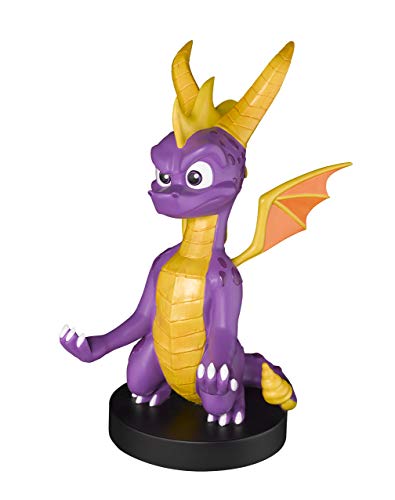 Cable guy XL Spyro the dragon,soporte de sujeción o carga para mando de consola,smartphone y tableta con tu personaje favorito con licencia de Activision.Producto con licencia oficial.Exquisite Gaming