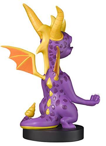 Cable guy XL Spyro the dragon,soporte de sujeción o carga para mando de consola,smartphone y tableta con tu personaje favorito con licencia de Activision.Producto con licencia oficial.Exquisite Gaming