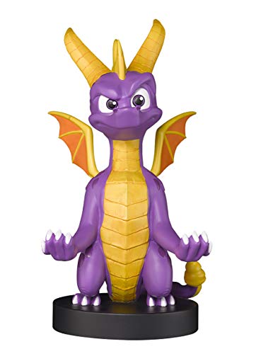 Cable guy XL Spyro the dragon,soporte de sujeción o carga para mando de consola,smartphone y tableta con tu personaje favorito con licencia de Activision.Producto con licencia oficial.Exquisite Gaming