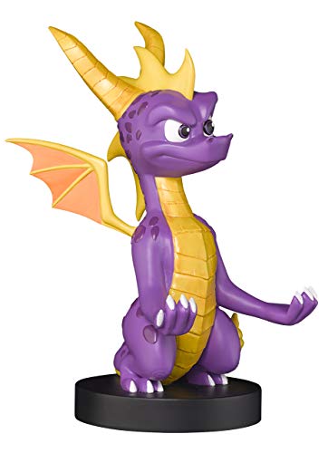 Cable guy XL Spyro the dragon,soporte de sujeción o carga para mando de consola,smartphone y tableta con tu personaje favorito con licencia de Activision.Producto con licencia oficial.Exquisite Gaming