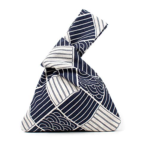 CADANIA Bolsas de Compras Reutilizables ecológicas Bolso de Embrague Bolsa de Almacenamiento Impresa Bolsa de cosméticos 3#