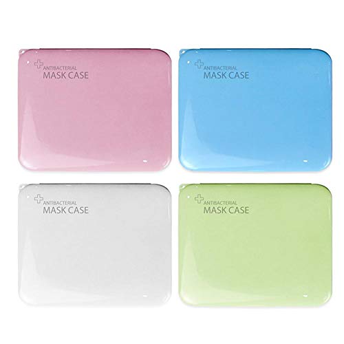 Caja de almacenamiento de máscaras desechables, caja portátil de cara Máscara de algodón Contenedor A prueba de polvo Fácil de llevar Máscaras de protección Funda Organizador de almacenamiento PP