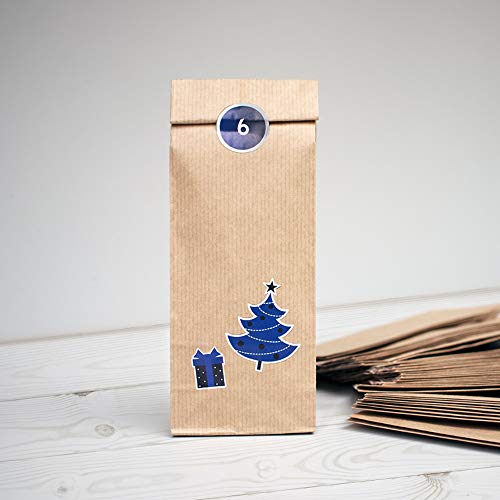 Calendario de Adviento para hombres de Nivea 2019, edición limitada, regalo personalizado para rellenar, incluye 24 productos, 24 bolsas de papel gratis y 2 pegatinas