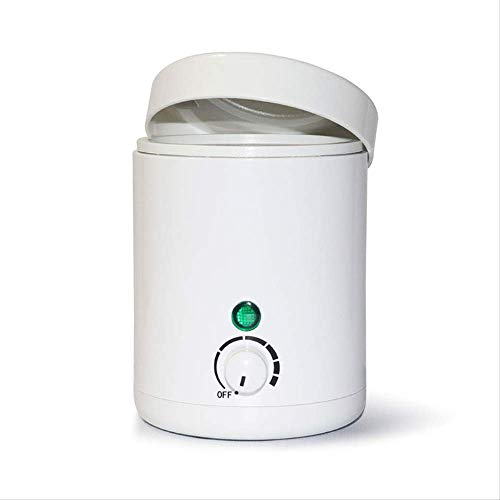 Calentador De Cera, Mini Eliminación De Pelo Profesional Cera Terapia Máquina Tratamiento De Cera Instrumento De Cera De La Mano Derretir La Máquina De Cera Para La Cara, Piernas, Brazos, Bikini (Blan