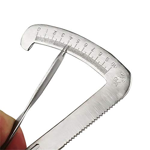 Calibrador de cera de acero inoxidable con calibre triangular de alta precisión, calibre de corona de alta precisión, calibre de diamante, acero ortopédico CE para joyería de diamantes, Wax Caliper
