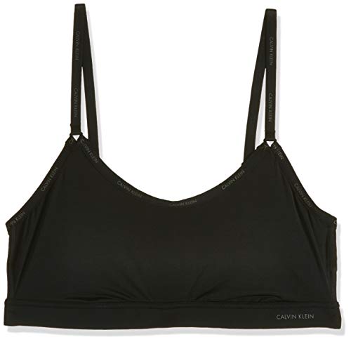 Calvin Klein 000QF4527E Sujetador Estilo Bralette, Negro (Black 001), M para Mujer