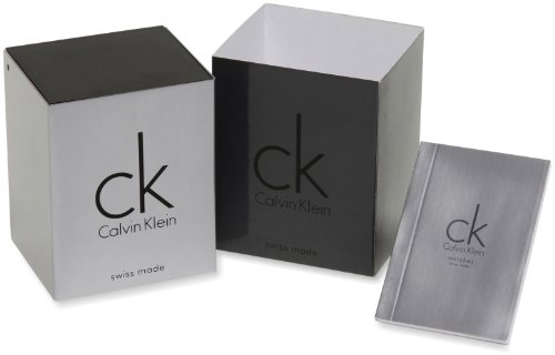 Calvin Klein CK Accent K2Y211K6 - Reloj analógico de Cuarzo para Hombre, Correa de Cuero Color Blanco