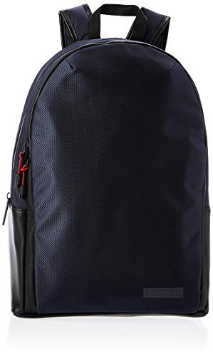 Calvin Klein - Revealed Round Backpack, Shoppers y bolsos de hombro Hombre, Azul (Navy), 0.1x0.1x0.1 cm (W x H L)