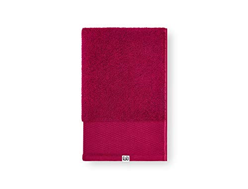 Calvin Klein Riverstone Hoja de Baño, Algodón orgánico, Boysenberry, 100x150 cm