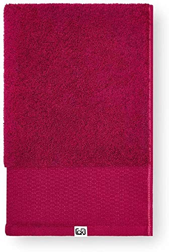 Calvin Klein Riverstone Hoja de Baño, Algodón orgánico, Boysenberry, 100x150 cm